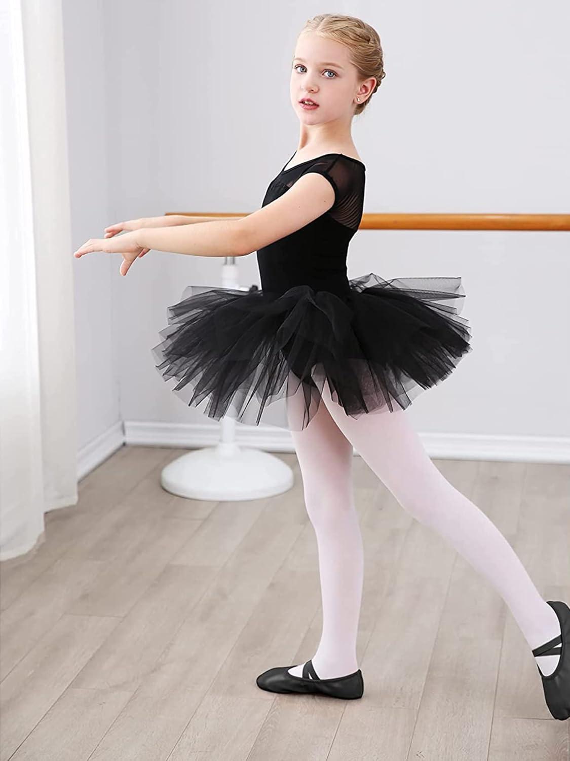 imageStelle Ballet Shoes for Girls Dance Slippers Genuine Leather Ballerina Shoes for ToddlerLittle KidBig KidBlack Notie