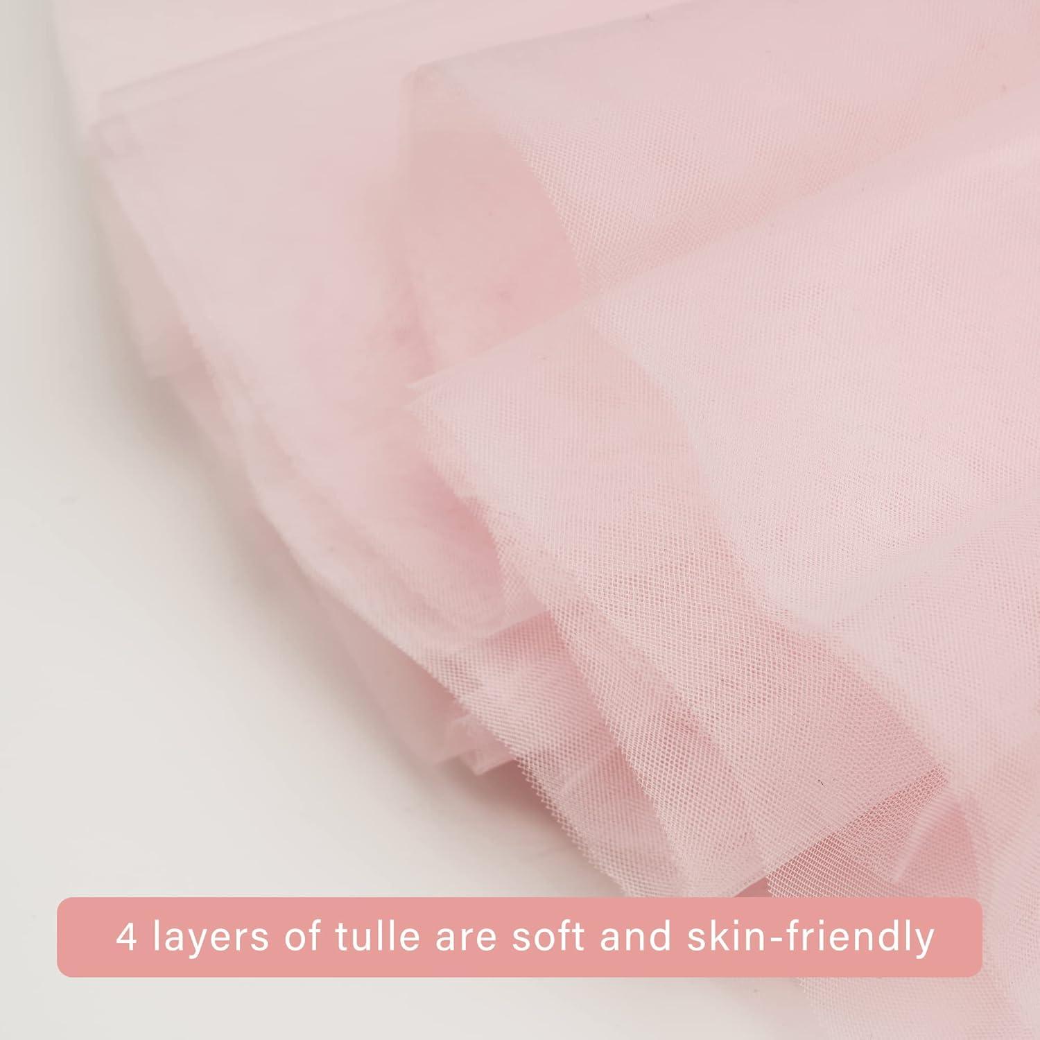 imageStelle Ballet Skirts for Girls Toddler Dance Skirt Chiffon Kids Ballet Wrap Skirts06pink Tutu Skirt