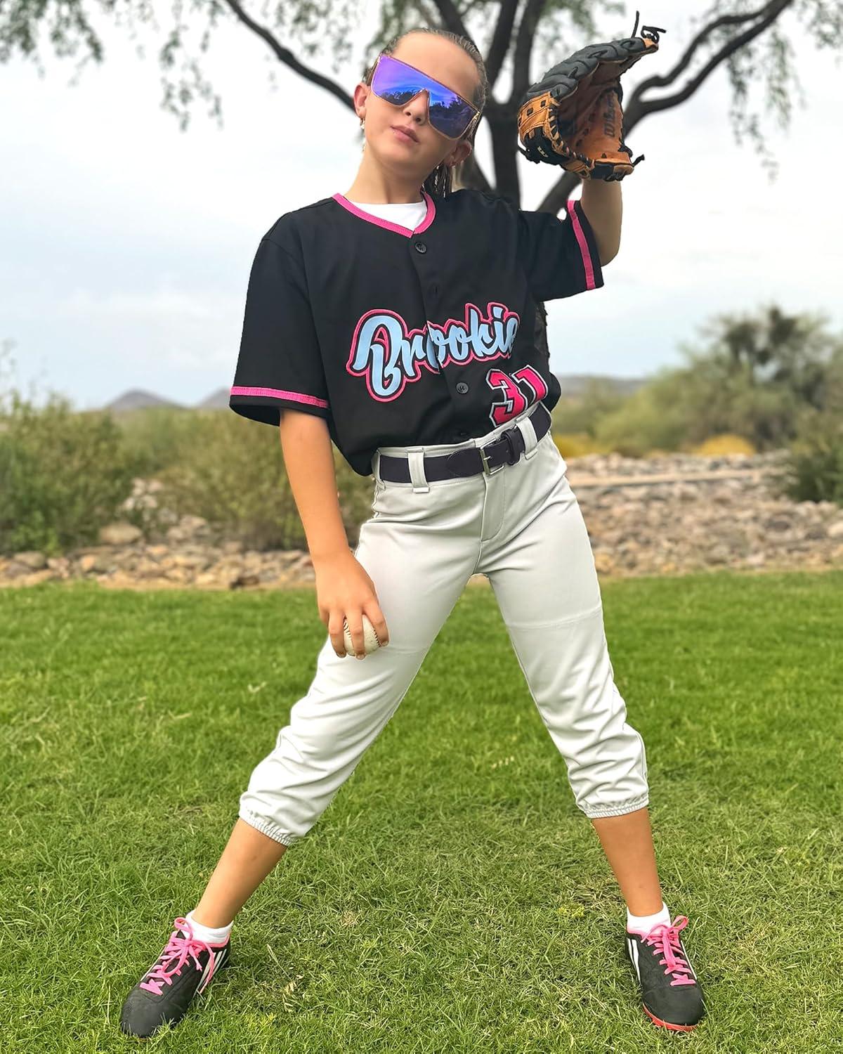 imageStelle BaseballSoftballFastpitch Belt Girls Sports Elastic Adjustable Boys Uniform Belts Youth and Adult SizesCharcoal