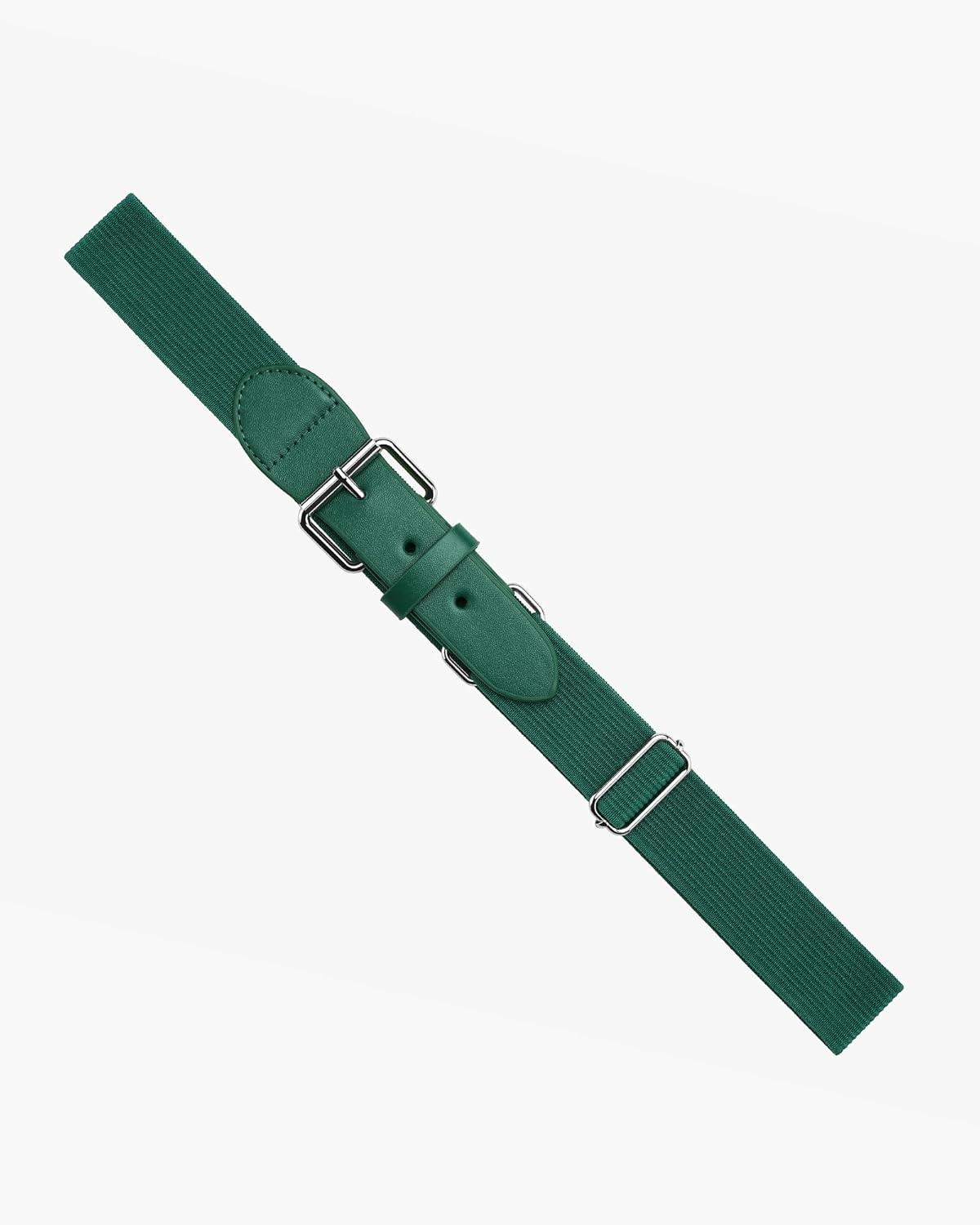 imageStelle BaseballSoftballFastpitch Belt Girls Sports Elastic Adjustable Boys Uniform Belts Youth and Adult SizesEvergreen