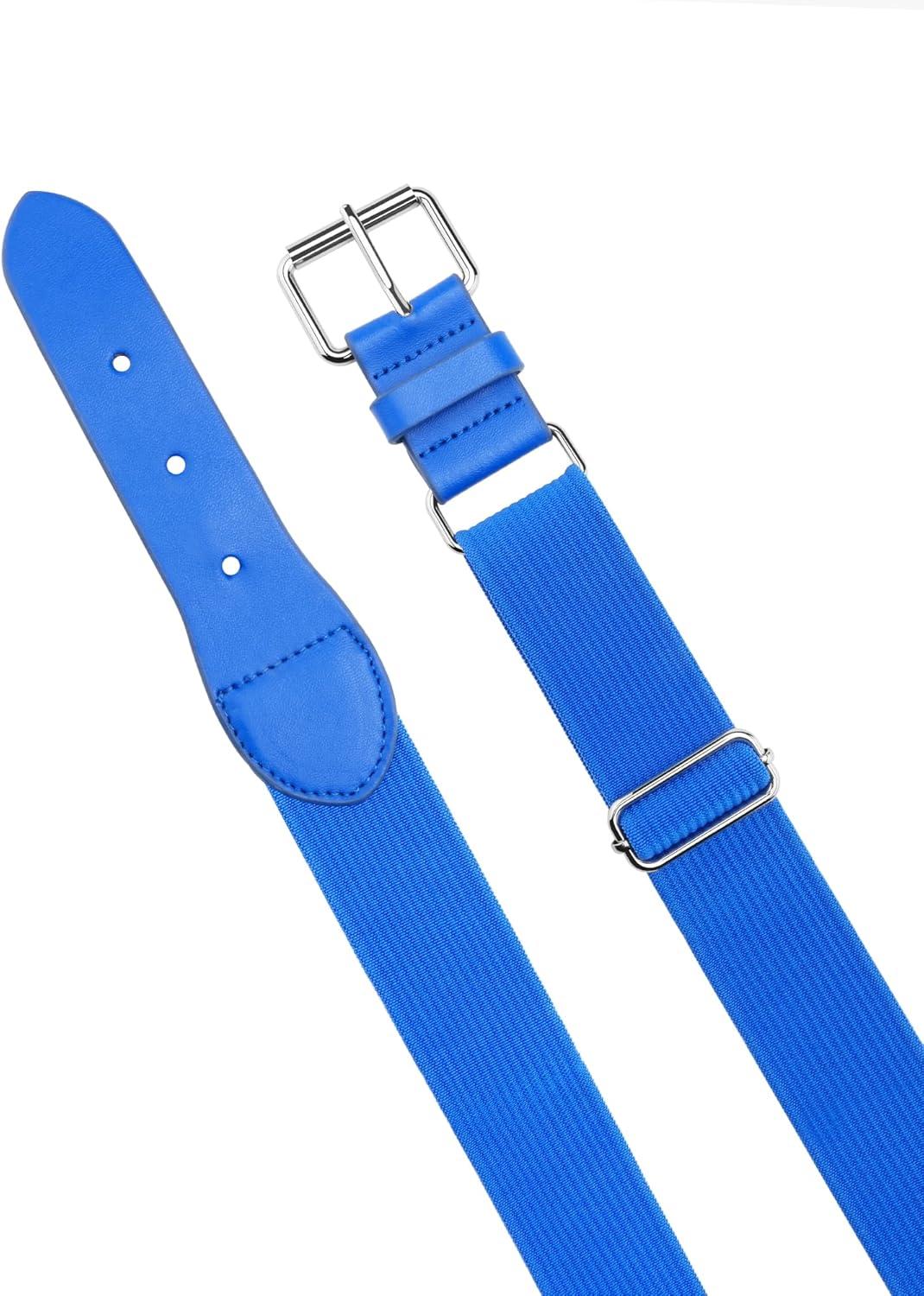 imageStelle BaseballSoftballFastpitch Belt Girls Sports Elastic Adjustable Boys Uniform Belts Youth and Adult SizesRoyal Blue