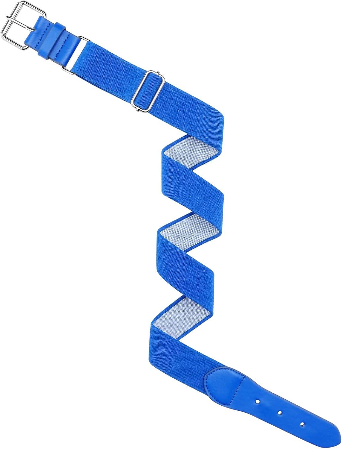 imageStelle BaseballSoftballFastpitch Belt Girls Sports Elastic Adjustable Boys Uniform Belts Youth and Adult SizesRoyal Blue