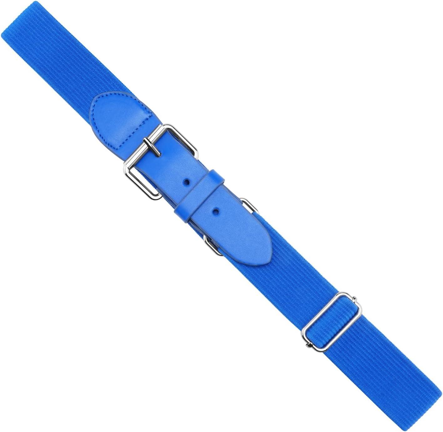 imageStelle BaseballSoftballFastpitch Belt Girls Sports Elastic Adjustable Boys Uniform Belts Youth and Adult SizesRoyal Blue