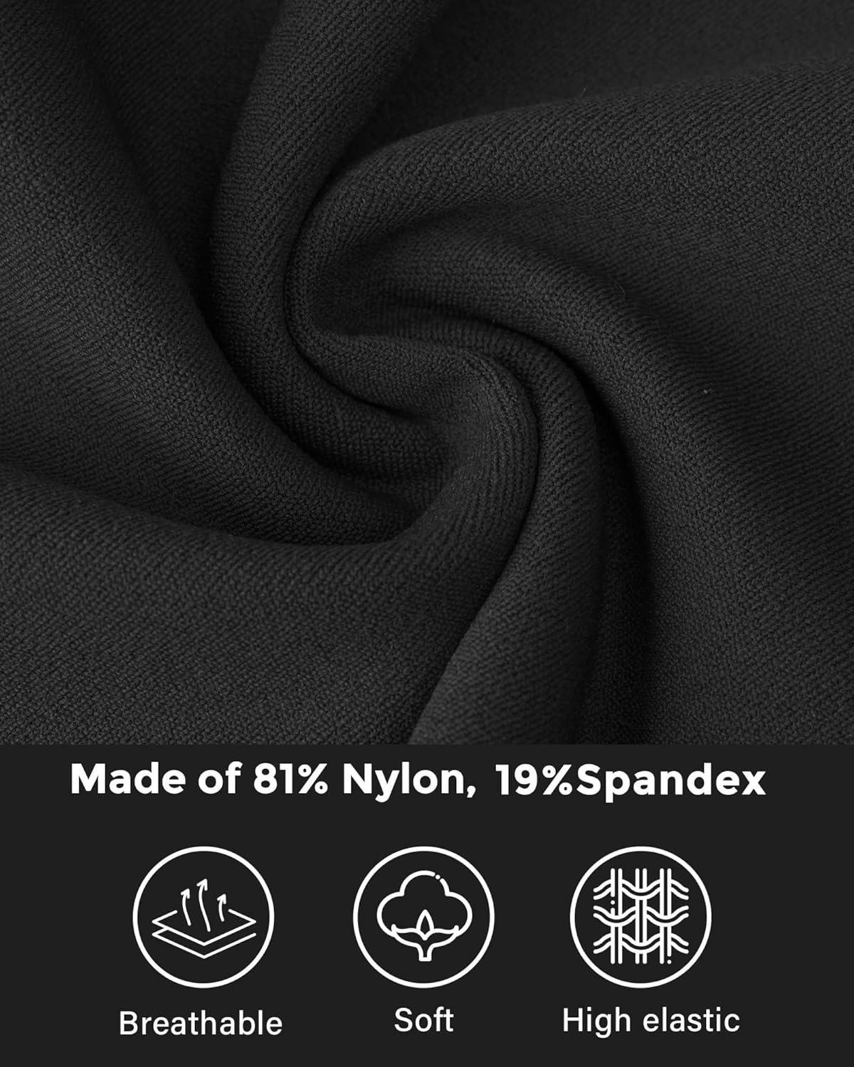 imageStelle Girls Athletic Leggings Kids Dance Running Yoga Pants Workout Active Dance Tights with Pockets4packblack 2 Side Pocket