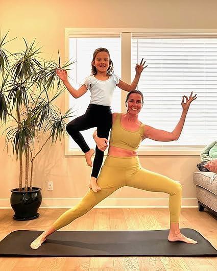 imageStelle Girls Athletic Leggings Kids Dance Running Yoga Pants Workout Active Dance Tights with PocketsBlackblackcharcoalcharcoal