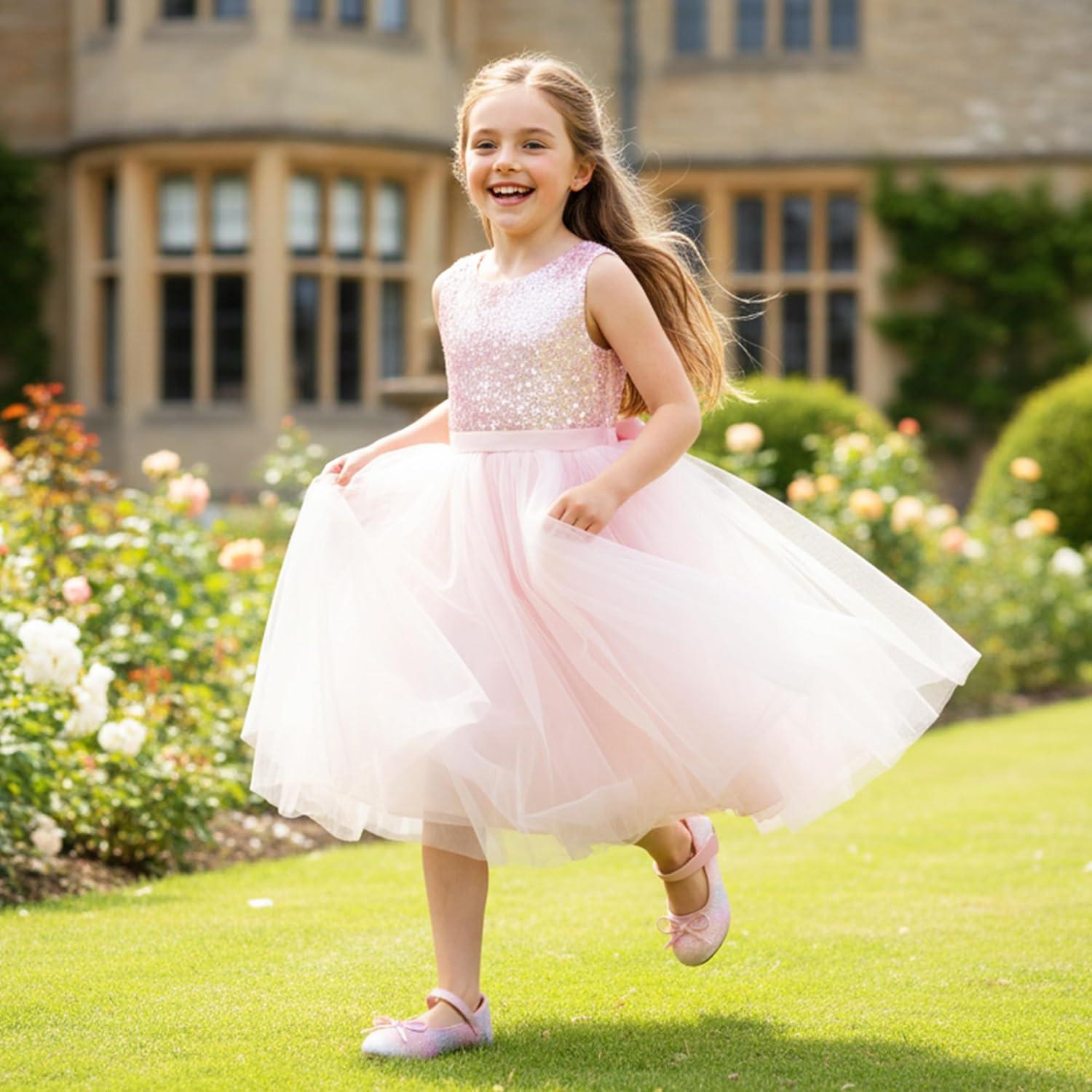 imageStelle Girls Mary Jane School Flats Flower Wedding Uniform Party ShoesToddlerLittle KidsBig KidsPink Ombre