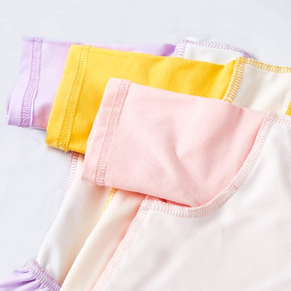 imageStelle Girls Short Sleeve Dress Summer Kids Toddler Skater Twirl A Line Solid Color TShirt Dress for School Casual 312 YA02pink Without Pocket