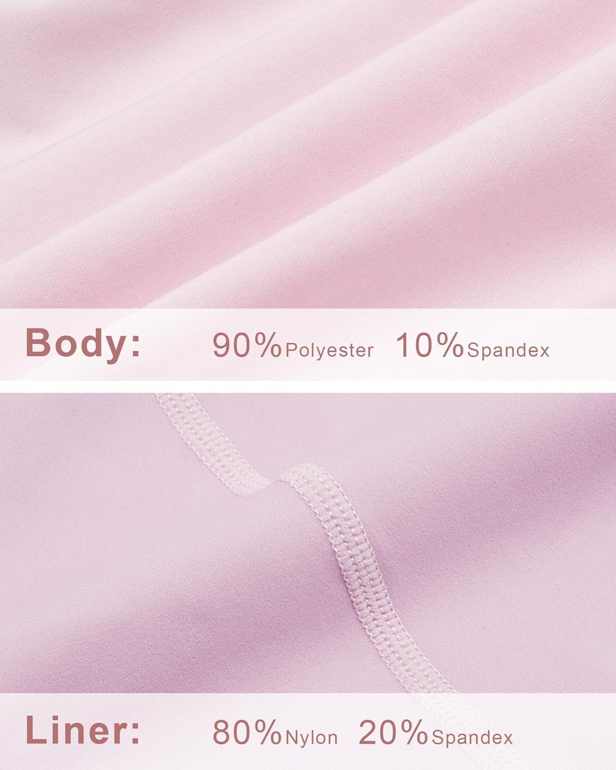 imageStelle Girls Tennis Skirts with Inner Shorts Pockets Golf Skirts Athletic Running Workout Pleated Skort 515YearsPink