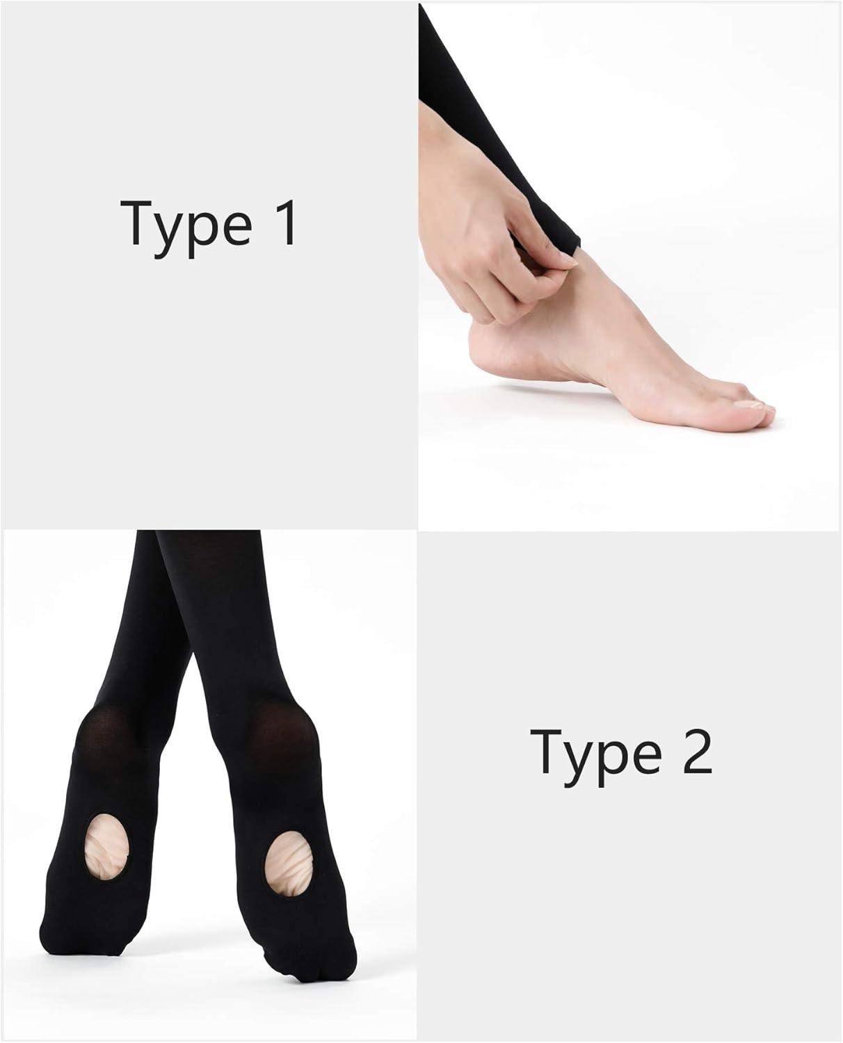 imageStelle Girls Women Ballet Dance Convertible Tights Ultra Soft Pro Transition Tights3packblack