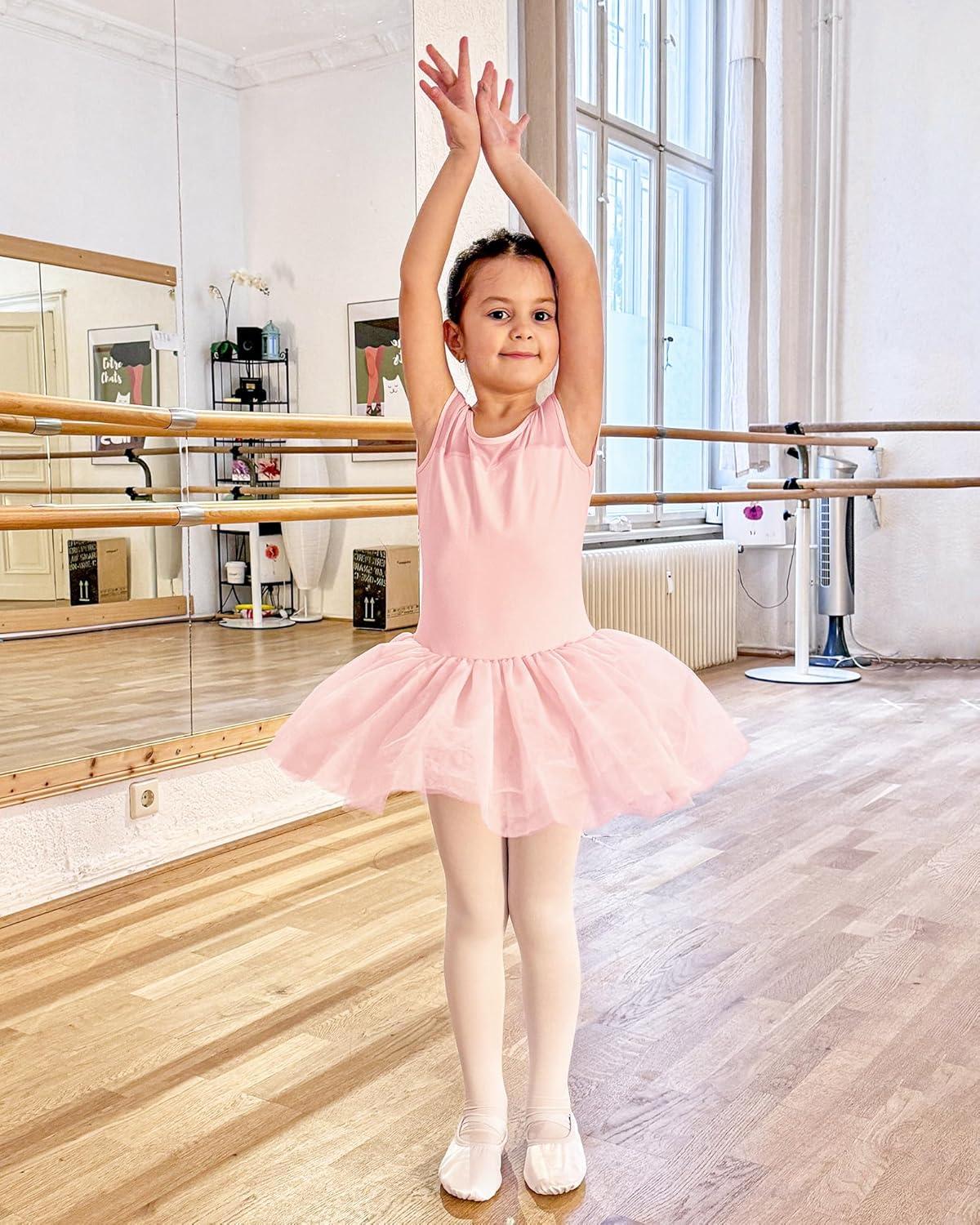 imageStelle Girls Women Ballet Dance Convertible Tights Ultra Soft Pro Transition TightsBallet Pinkwhite