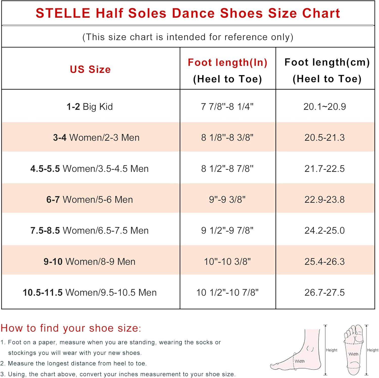 imageStelle Leather Half Soles Dance Shoes Womens Lyrical Pirouette Turners Dance Shoes for Turning GirlsBoysMenAdultSand