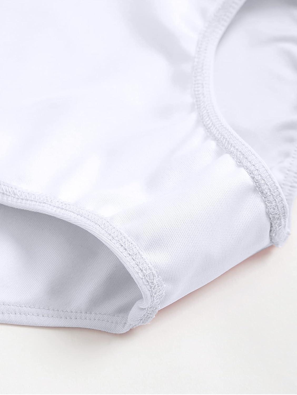 imageStelle Leotard for Girls Black Ballet Dance Leotard Gymnastics Outfits with Bow Back ToddlerLittleBig Kids1white