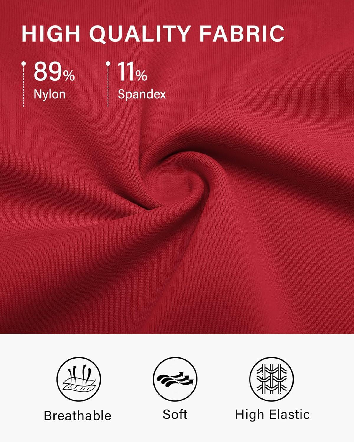 imageStelle Leotards for Girls Ballet Scoop Neck Short Sleeve Leotard Gymnastics Dance UnitardsCrimson