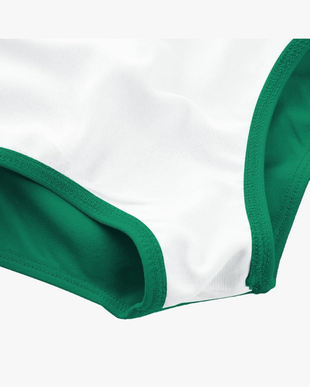 imageStelle Long Sleeve Ballet Leotards for Girls Dance Leotard Black Gymnastics Ballet Outfits ToddlerLittle KidBig KidGreen