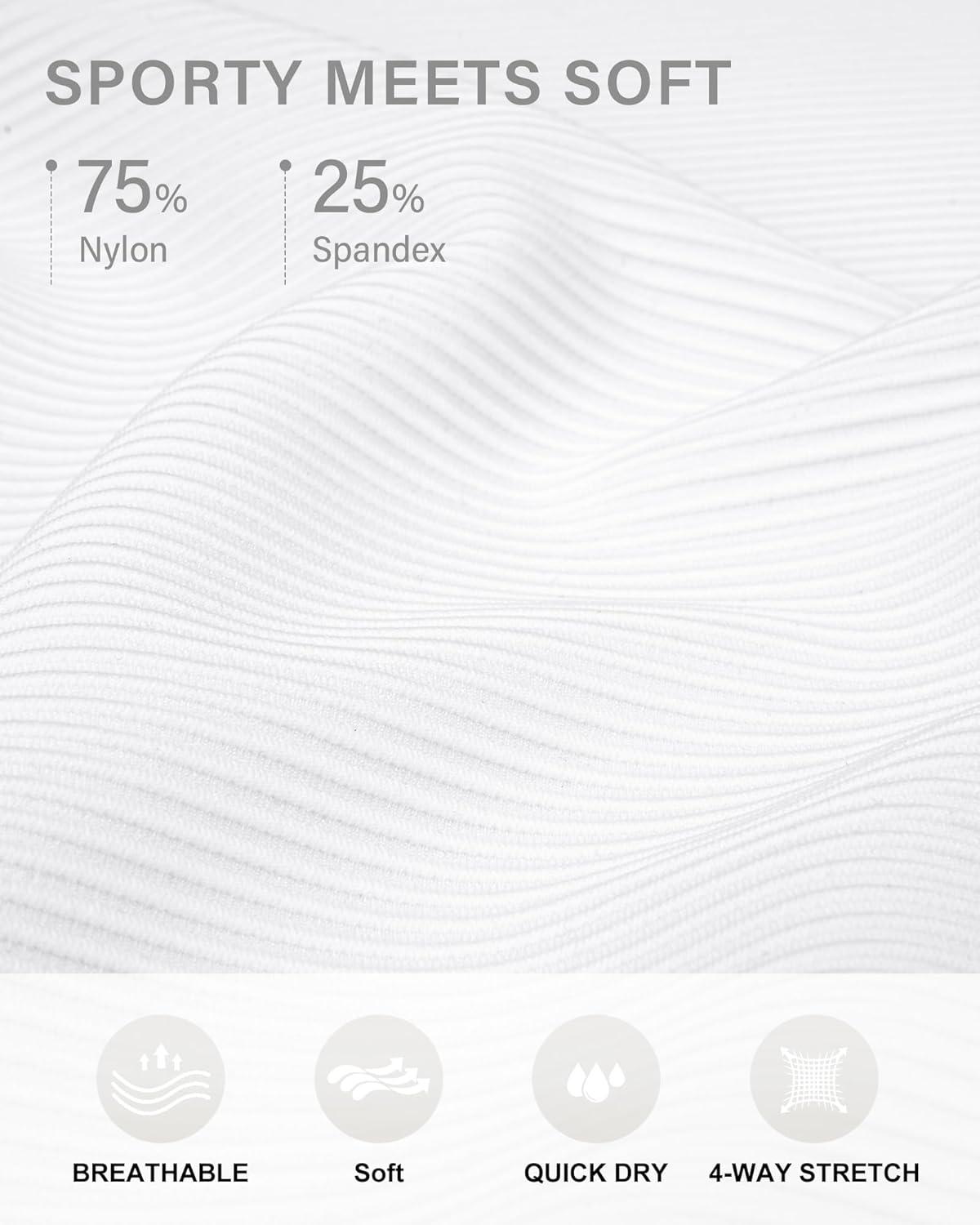 imageStelle Ribbed Tank Tops for Women High Neck Sleeveless Cami Stretch Slim Top Casual Workout Basic TshirtWhite