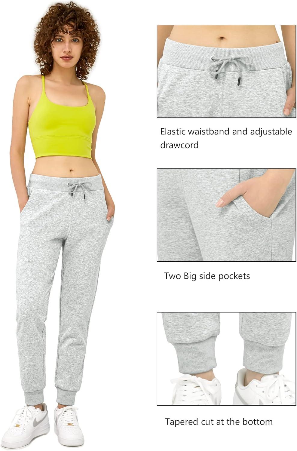 imageStelle Sweatpants for Women Drawstring Waist Jogger Pants with Pockets Yoga Athletic Workout Lounge Casual Pants 28quot