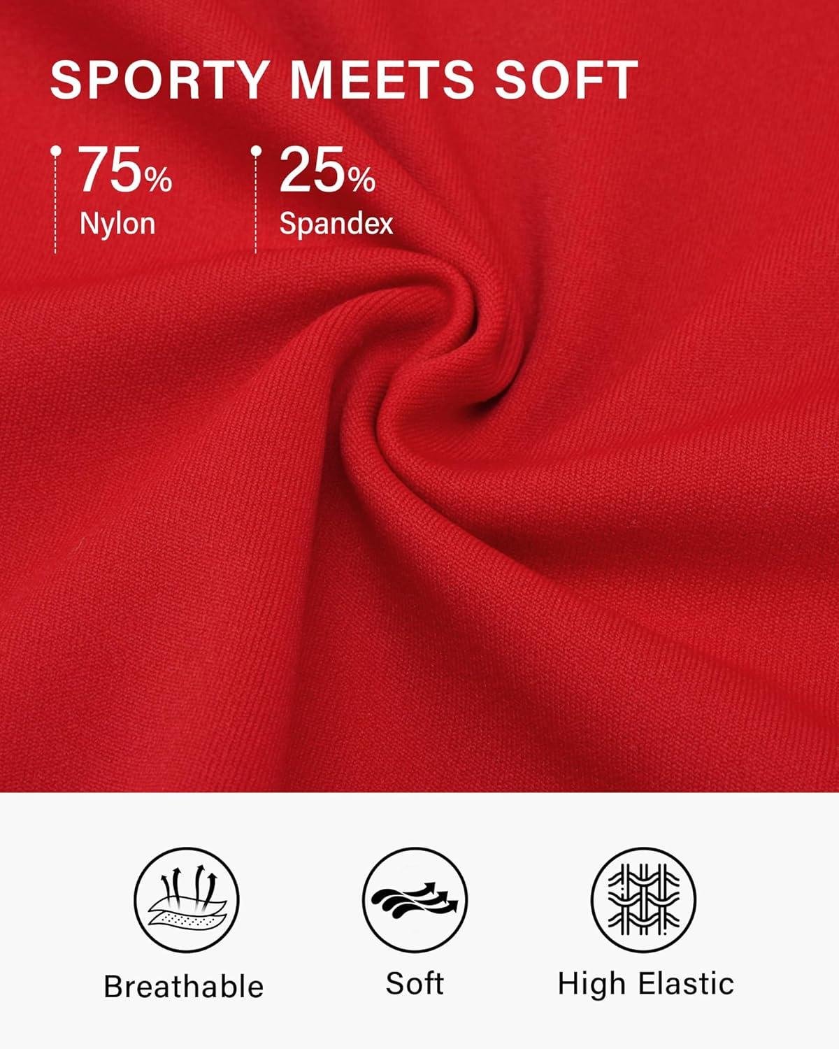 imageStelle Tennis Skirts for Women Athletic Skirt with Shorts Golf Skort Pocket High Waisted Skorts Workout PickleballRed