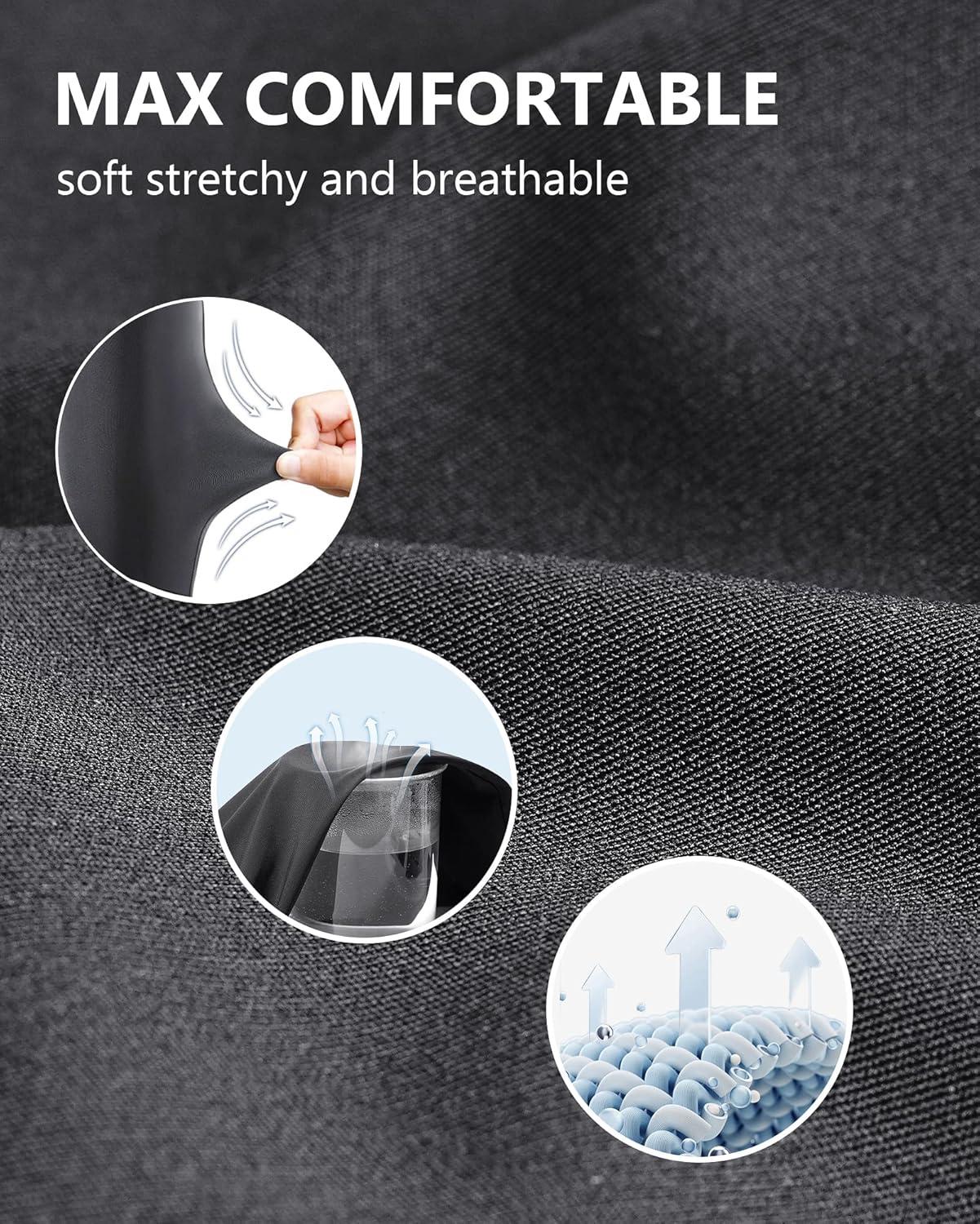 imageStelle Womens 8quot 5quot High Waist Biker Shorts Yoga Shorts with Pockets Tummy Control Workout Shorts for Running Gym8 Charcoal