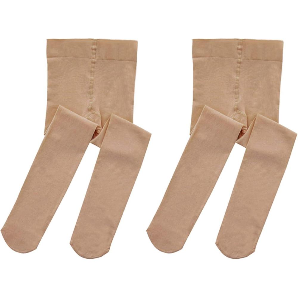 imageStelle Girls Ballet Dance Students School Footed Tight ToddlerLittle KidBig Kid2packtan