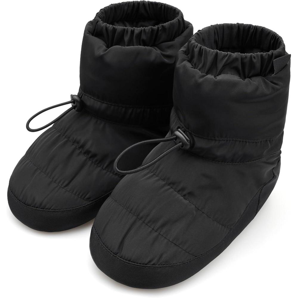 imageStelle Girls Ballet Warm Up Booties Dance Slipper Boots Ballerina Elastic ShoesBlack