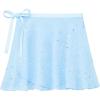 04-blue Shiny Skirt(ad Tie)