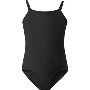 Stelle Ballet Leotards for Girls Dance Leotard Gymnastics Unitards Outfits with Adjustable Straps(Black)