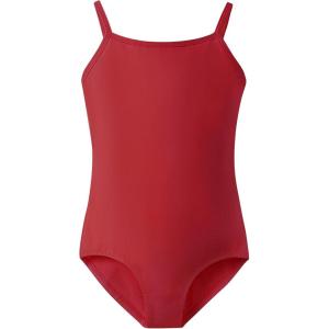 Stelle Ballet Leotards for Girls Dance Leotard Gymnastics Unitards Outfits with Adjustable Straps(Crimson)