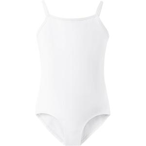 Stelle Ballet Leotards for Girls Dance Leotard Gymnastics Unitards Outfits with Adjustable Straps(White)