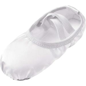 Stelle Ballet Shoes for Girls Satin/Ribbons Ballet Slippers Dance Shoes(Toddler/Little/Big Kids)(White(no Ribbon))