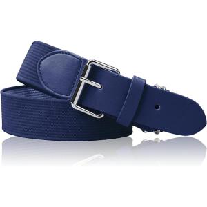 Stelle Baseball/Softball/Fastpitch Belt Girls Sports Elastic Adjustable Boys Uniform Belts Youth and Adult Sizes(Navy)
