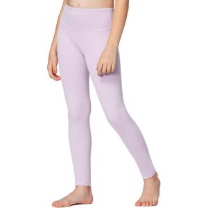 Stelle Girls Athletic Leggings Kids Dance Workout Running Yoga Pants with Hidden Pocket(Lavender)