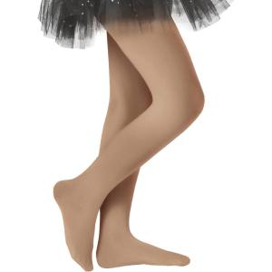 Stelle Girls Ballet Dance Students School Footed Tight (Toddler/Little Kid/Big Kid)(1-tan)