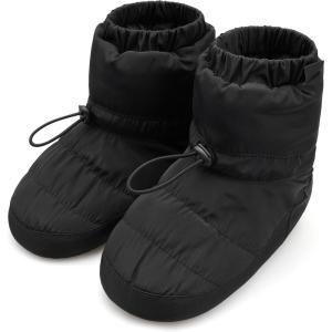Stelle Girls Ballet Warm Up Booties Dance Slipper Boots Ballerina Elastic Shoes(Black)