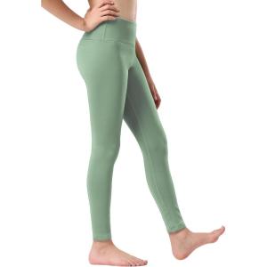 Stelle Girl’s Fleece Lined Leggings Youth High Waist Warm Winter Athletic Yoga Pants with Hidden Pocket(Jade Green)