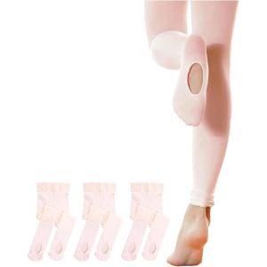 Stelle Girls Women Ballet Dance Convertible Tights Ultra Soft Pro Transition Tights(3-pack-ballet Pink)