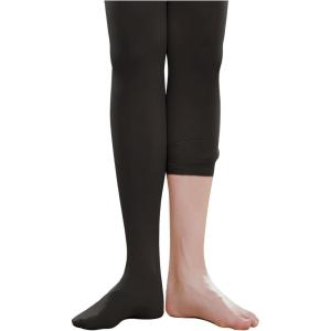 Stelle Girls Women Ballet Dance Convertible Tights Ultra Soft Pro Transition Tights(Black)