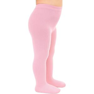 Stelle Toddler Girls Tights Baby Cable Knit Thick Stockings Cotton Winter Warm Leggings Pantyhose 1/2/3 Pack(1-pink)