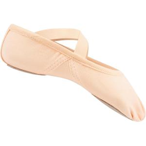 Stelle Ballet Shoes for Women Highly Stretch Canvas Dance Slipper Ballet Mesh Flats Non-Slip Yoga(Ballet Pink)