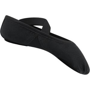 Stelle Ballet Shoes for Women Highly Stretch Canvas Dance Slipper Ballet Mesh Flats Non-Slip Yoga(Black)